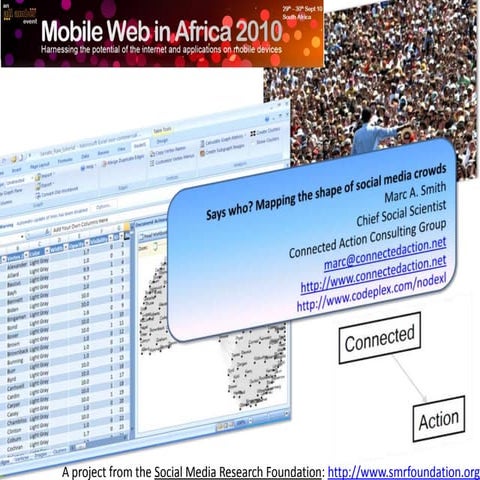2010   sept - mobile web africa - marc smith - says who - mapping social medi...