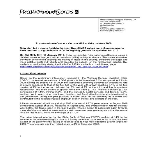 2010 01 19 Pw C Vietnamese Ma 2009 Activity Report En[1]