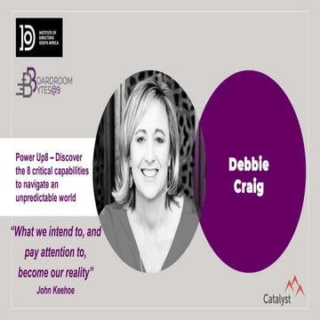 8 capabilities for the future