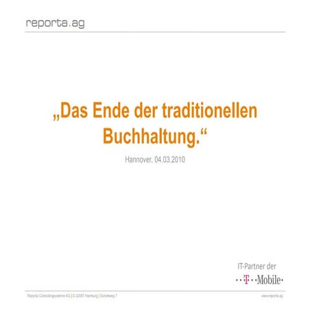 Das Ende der traditionellen Buchhaltung
