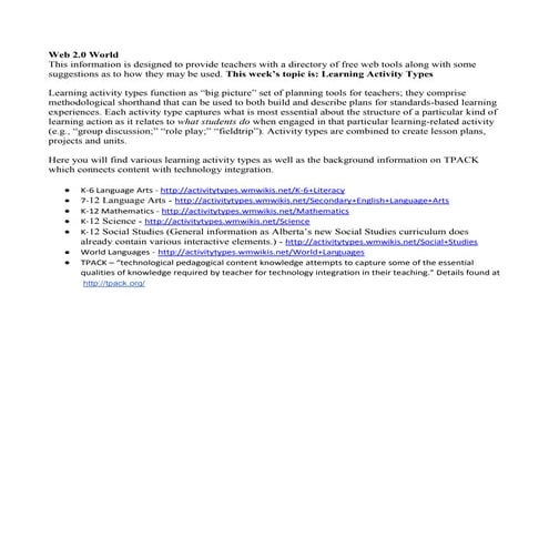 Student learning strategies