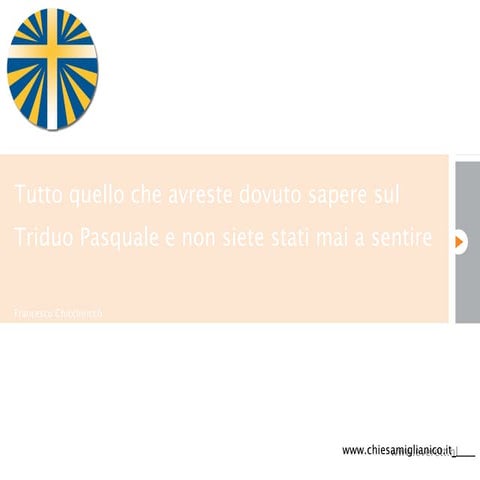 20100327 Triduo Pasquale