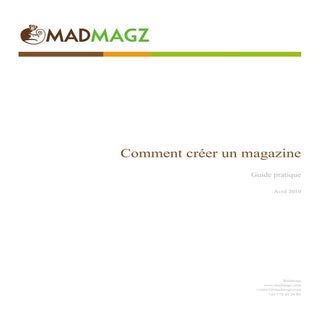 Comment créer un magazine