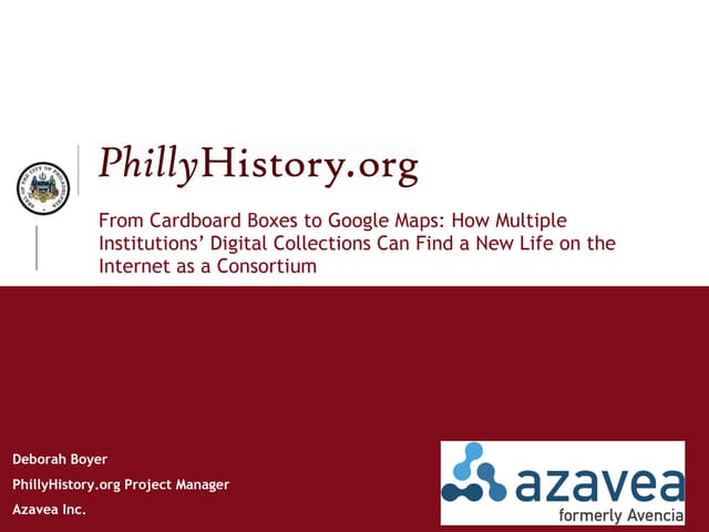 Creating an Online Digital Consortium for Historic Collections