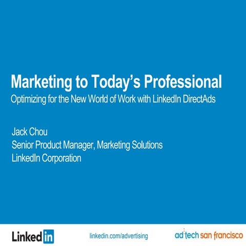 Marketing to Today\'s Professionals with DirectAds