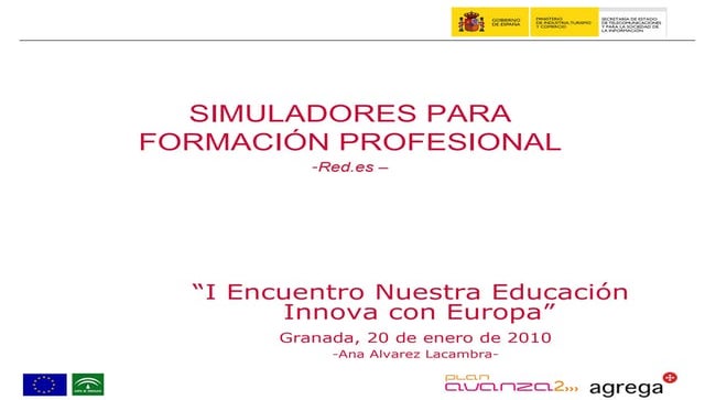 Simuladores para la Formación Profesional