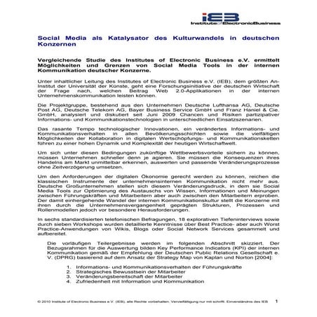 20100507 Konzern2 0 Artikel Ieb