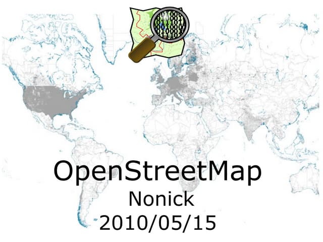 OpenStreetMap Tagzania Nonick (English)