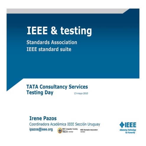 2010 05 Testing Day Ieee Standards