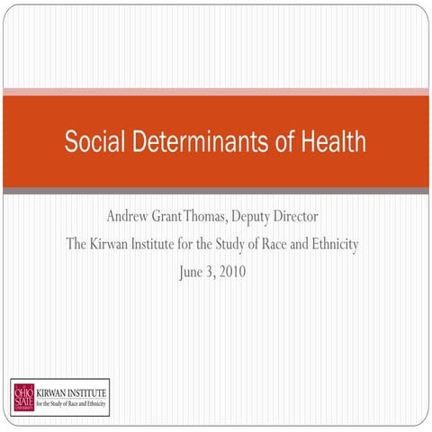 Social Determinants of Health