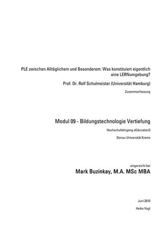 20100629 m09 zusammenfassung_ple_zwischem_alltäglichem_und_besonderem_was_kon...