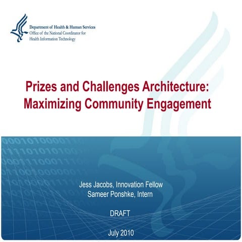 Prize and Challenge Architecture