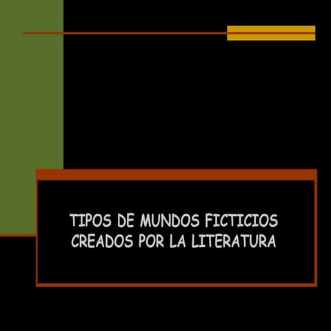 Tipos de mundo | PPT