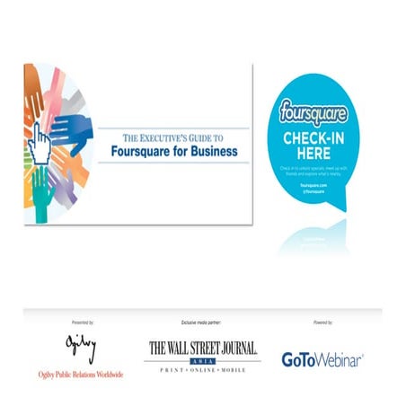 Ogilvy On: How To Use Foursquare for Business
