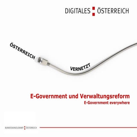 Zukunft E-Government Strategie Österreichs 2010+