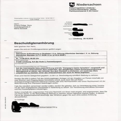 Beschuldigtenanhörung