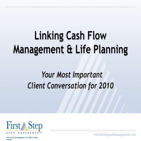 Linking Cash Flow Management and Life Planning