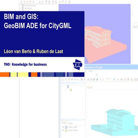 GeoBIM development presentation on 3D geoinfo Berlin 2010