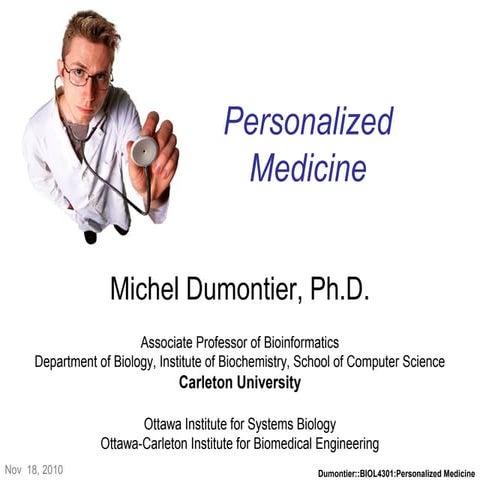 Personalized medicine