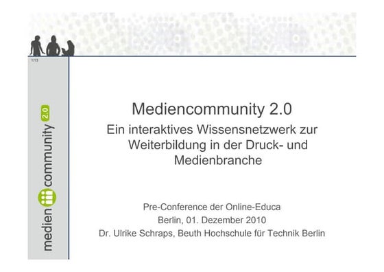 Mediencommunity_Preconference_Online-Educa_Schraps