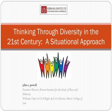 Thinking Through Diversity in the 21st Century: A Situational Approach