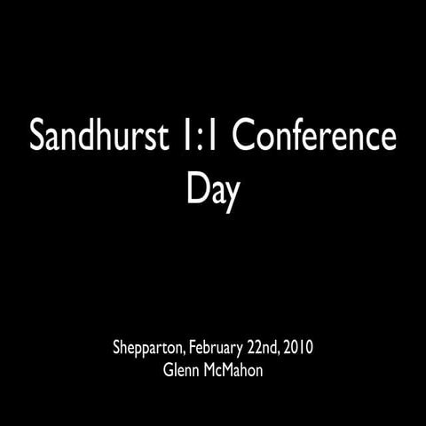 2010 Feb 1:1 Conference Day