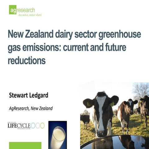 New Zealand dairy sector greenhouse gas emissions: current and future reductions