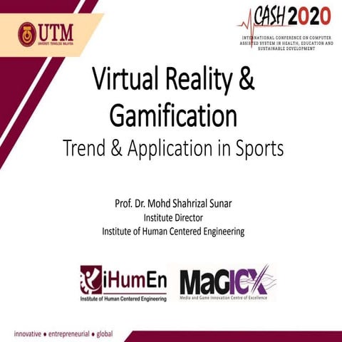 VR and Gamification Trend & Application in Sports