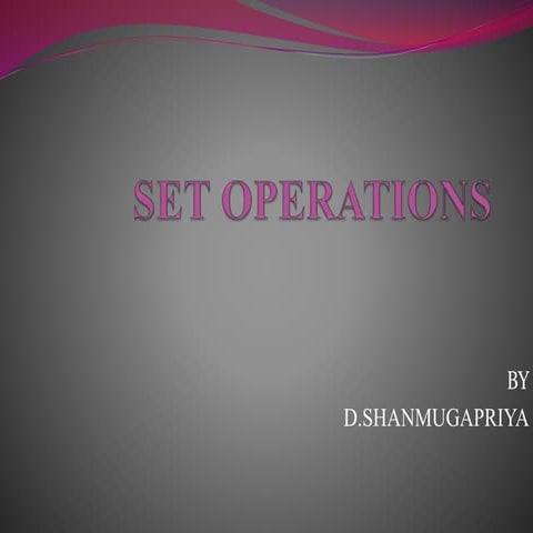 20104136 ----set operations | PPT