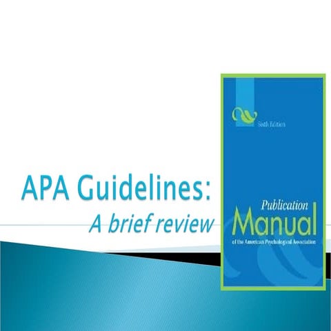 2010 apa guidelinesppt