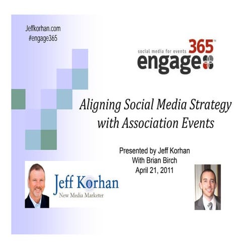 Aligning Social Media Strategy for Association Events - #2