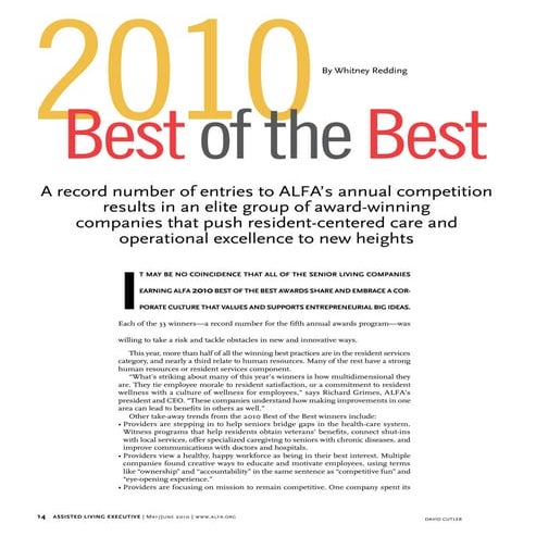 2010 ALFA Best of the Best