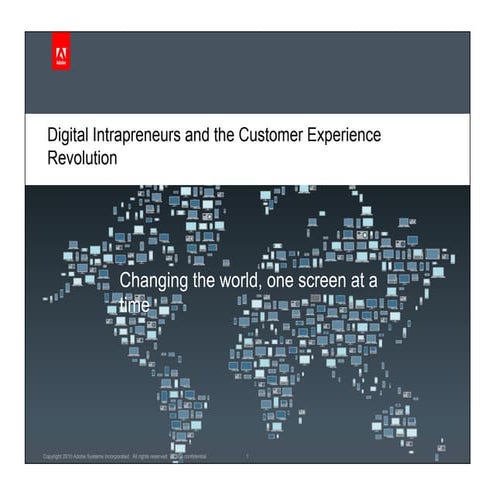 Adobe: Intrapreneurs and the Digital Customer Experience