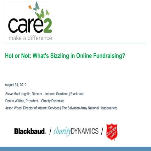Hot or Not: What's Sizzling in Online Fundraising?