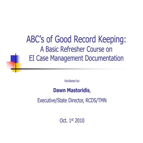 Social work documentation | PPTX