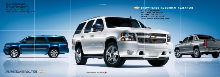 2010 Chevy Avalanche in El Paso, TX