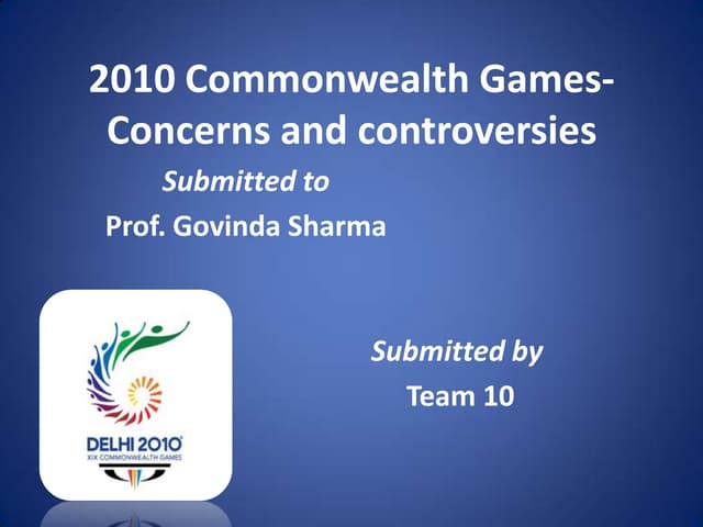 2010 commonwealth games  concerns and controversies