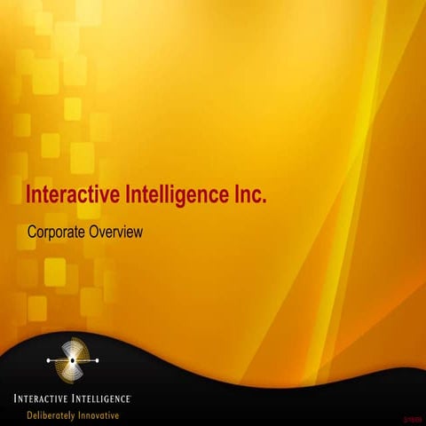 About Interactive Intelligence