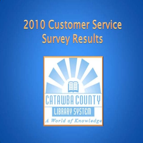 2010 customer survey responses