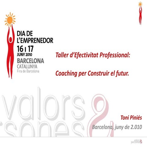 2010 06 Coaching al Dia de l'Emprenedor