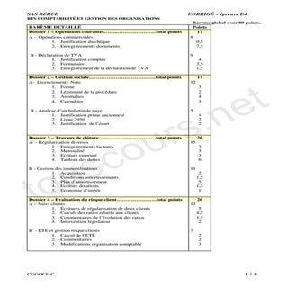 etude de cas calrerce corrigé