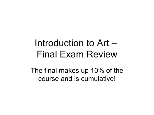 2010 fall intrto final review