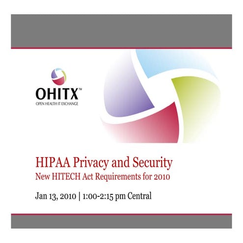 2010 Hipaa Rules 011310
