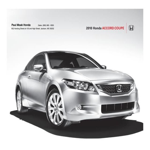 2010 Honda Accord Coupe Jackson