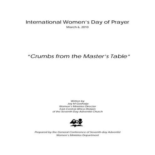 2010 International Women's Day of Prayer