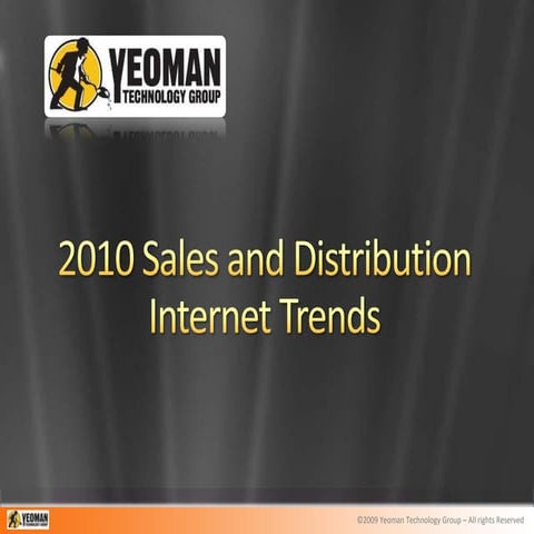 2010 Internet Sales Trends Webinar