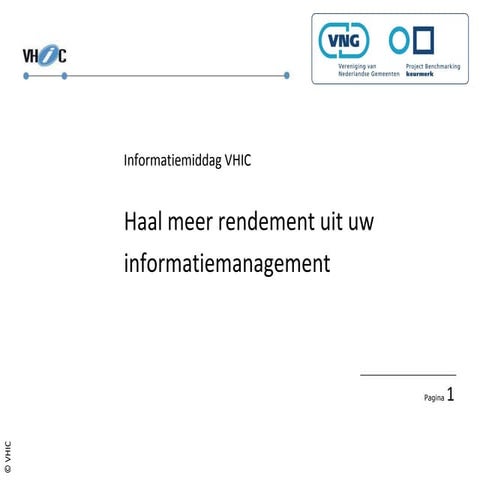 2010 I Rendementbijeenkomst