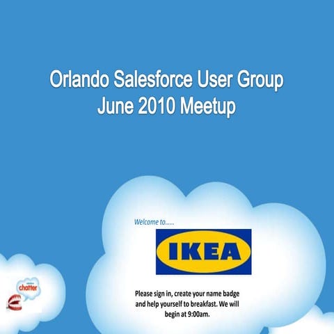 Orlando SFDC User Group 6/2010