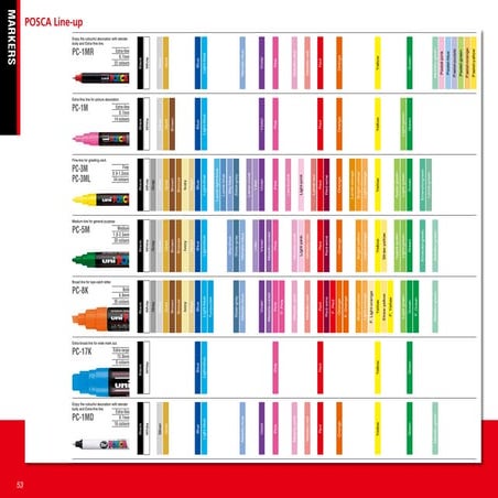 linea posca catalogo | PDF