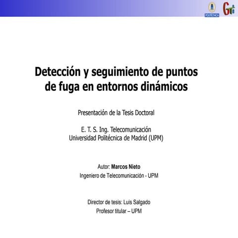 PhD defense Marcos Nieto 23/11/2010